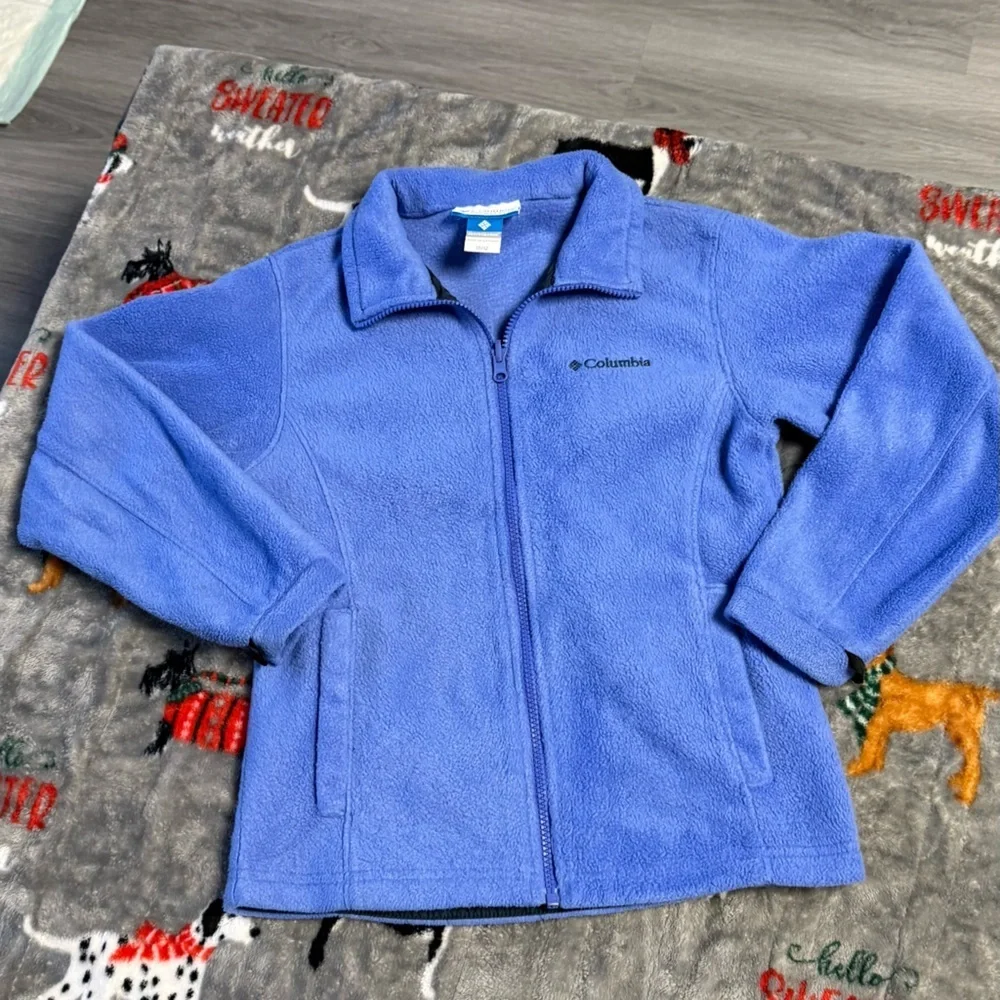 Columbia Sky Blue Fleece Jacket - Picture 2 of 12